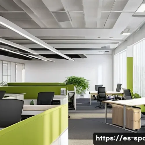 공간디자인 클라이언트 설득 전략 - A modern commercial office interior designed to enhance user experience, featuring open collaborativ...