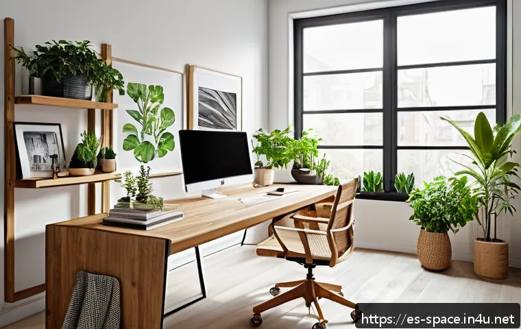 공간디자이너가 꼭 알아야 할 트렌드 사이트 - A modern interior design workspace featuring a sleek digital setup with a high-resolution monitor di...